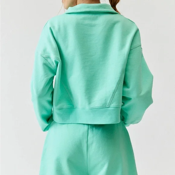 Year Of Ours Sports Club Quarter Zip Sweatshirt Size Medium - Picture 3 of 7